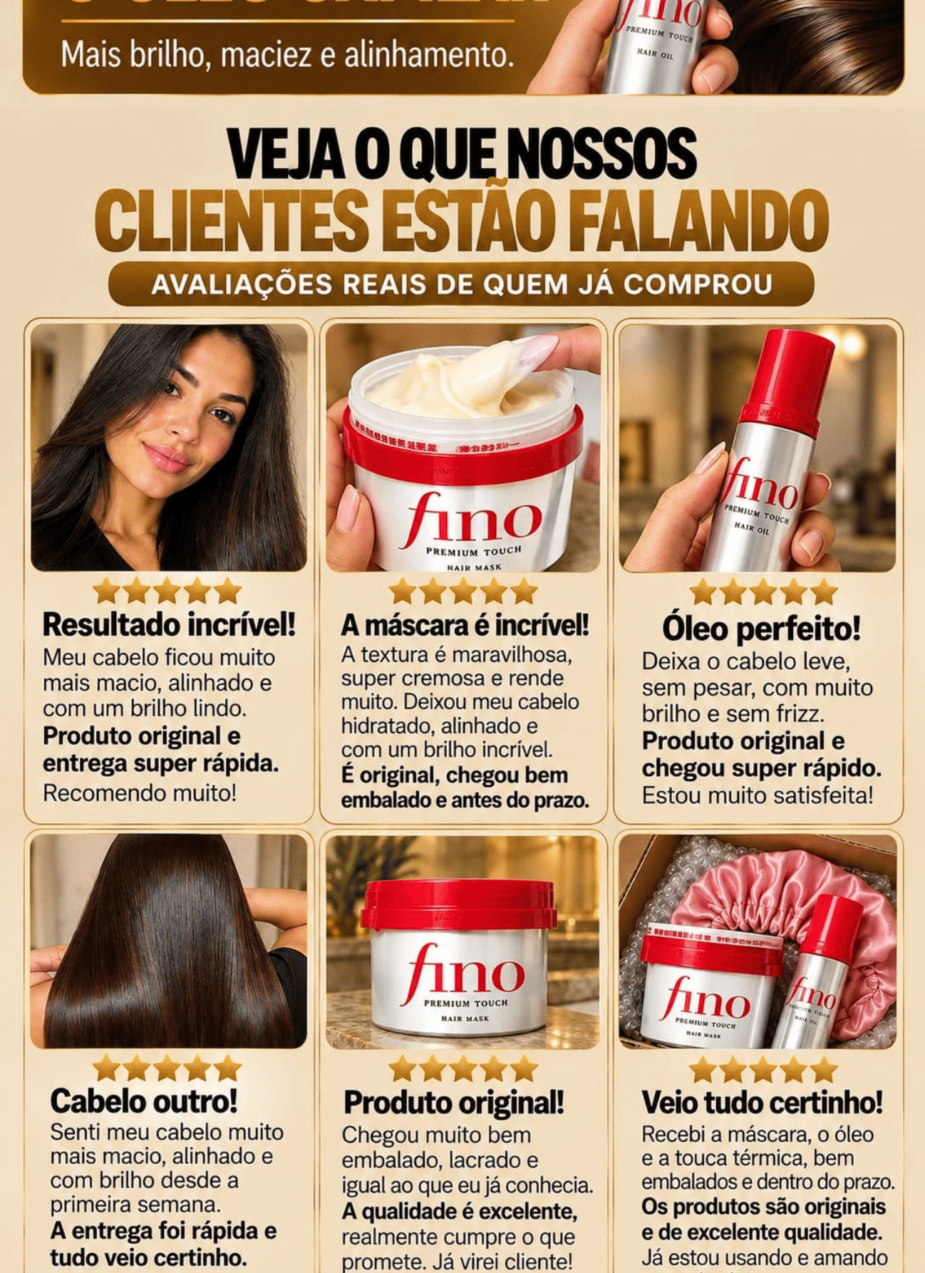 Avaliações de clientes
